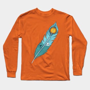 feather landscape Long Sleeve T-Shirt